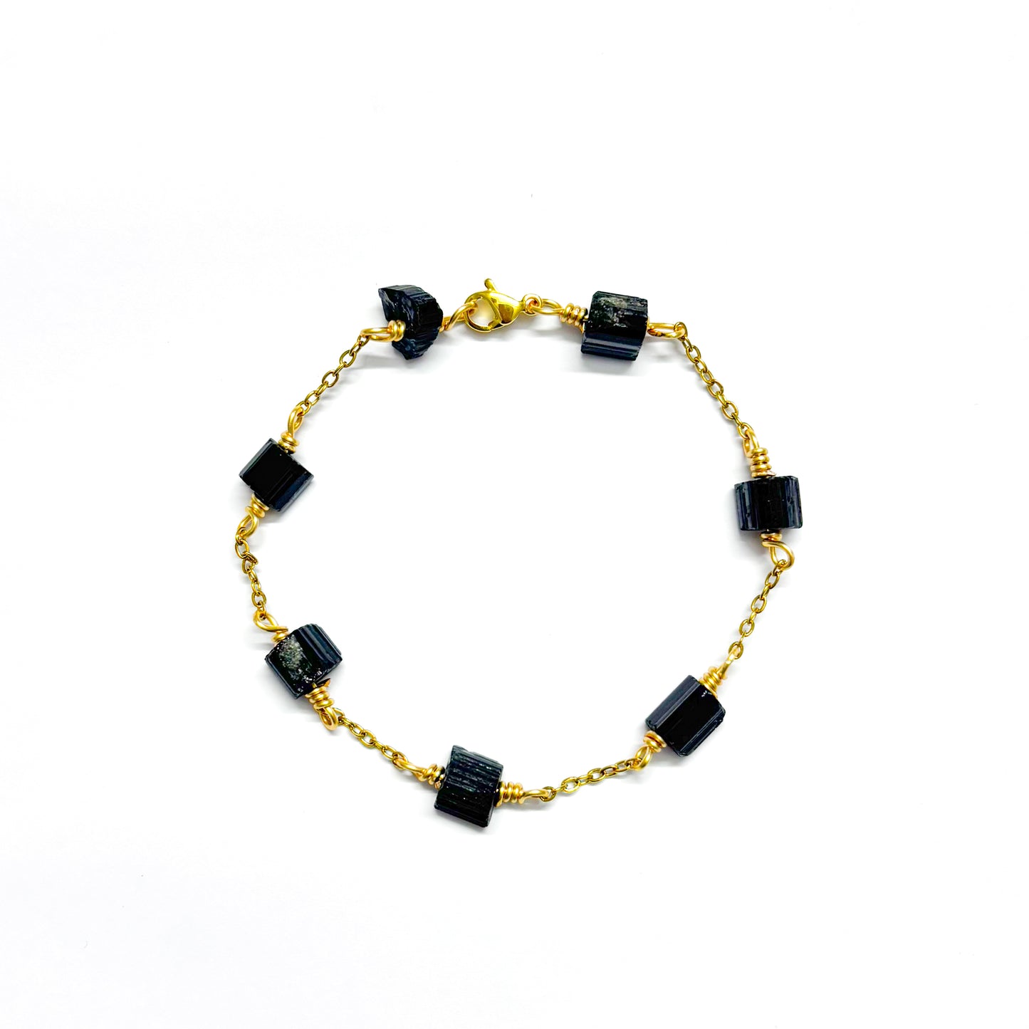 Raw Black Tourmaline Bracelet