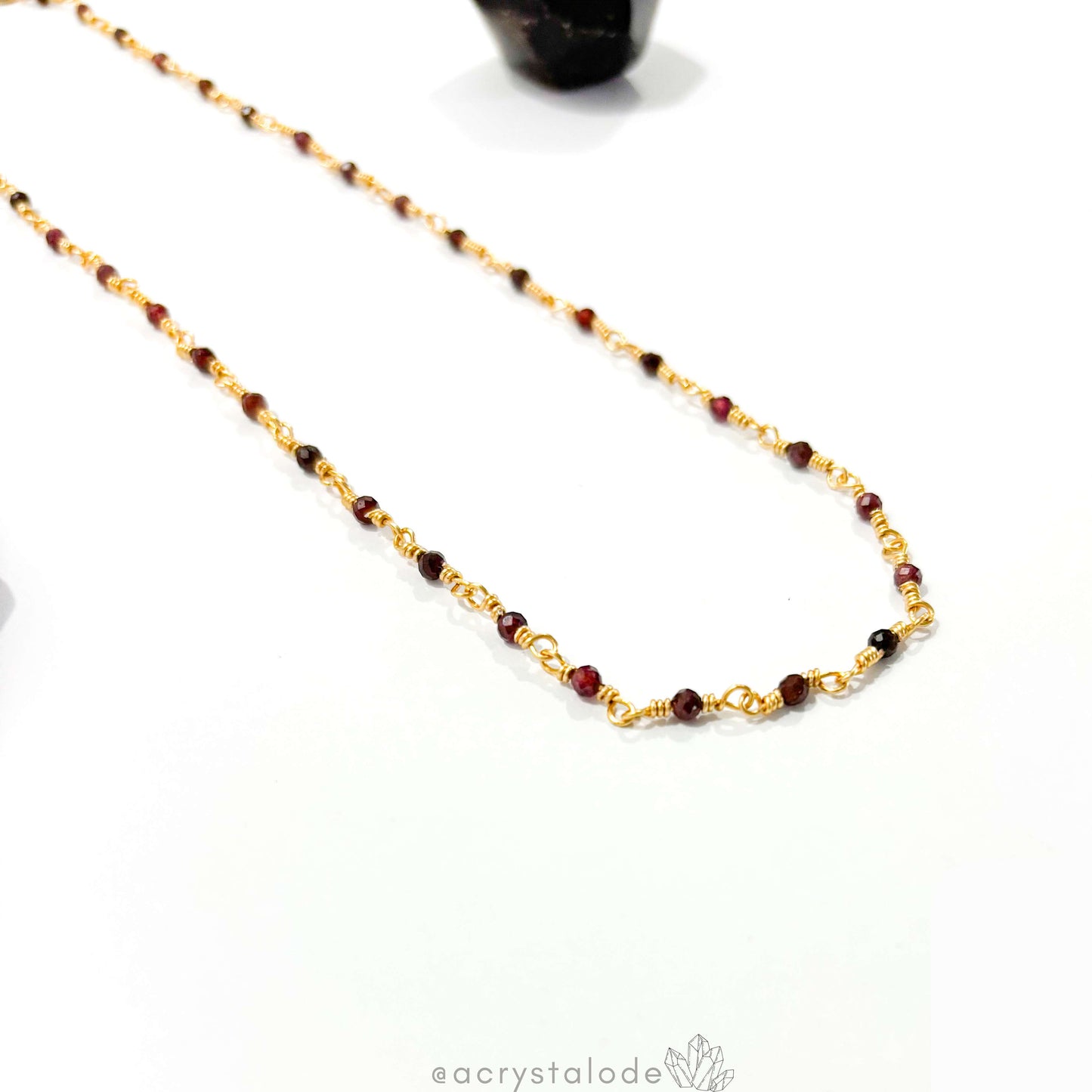 Garnet Choker Necklace