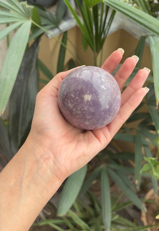 Lepidolite Sphere