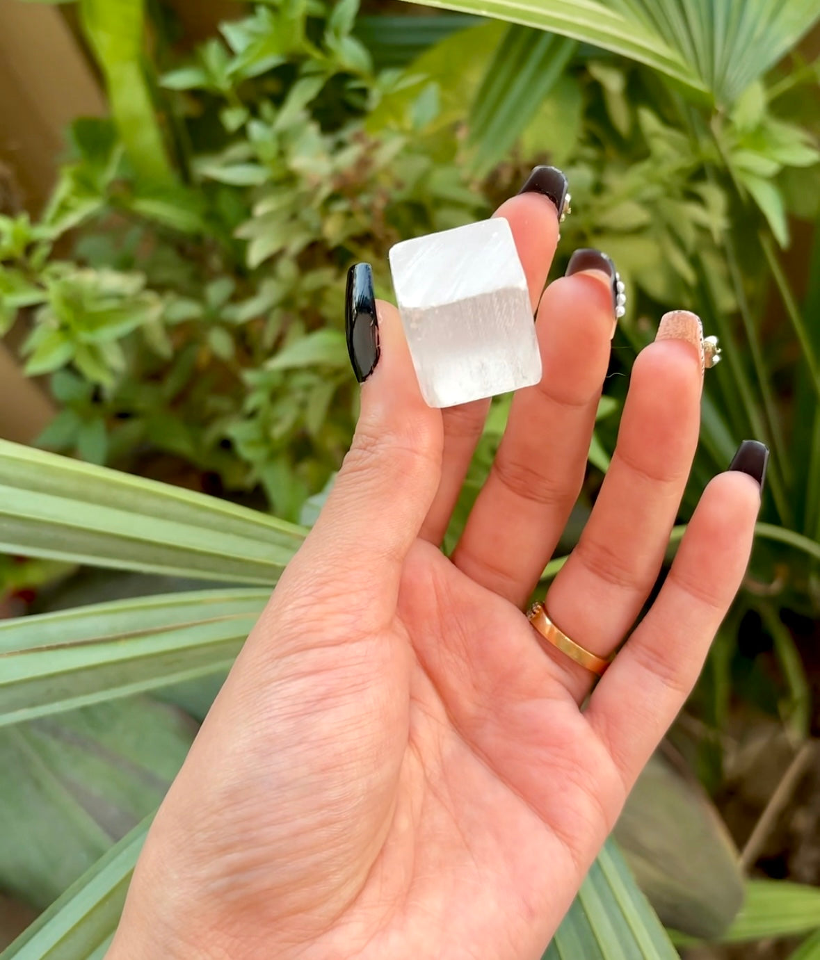 Selenite Raw Cube