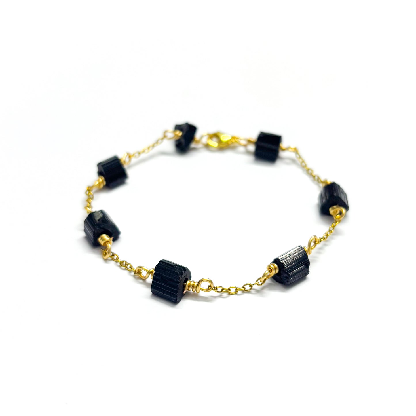 Raw Black Tourmaline Bracelet