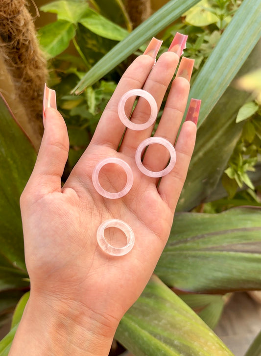 Rose Quartz Rings