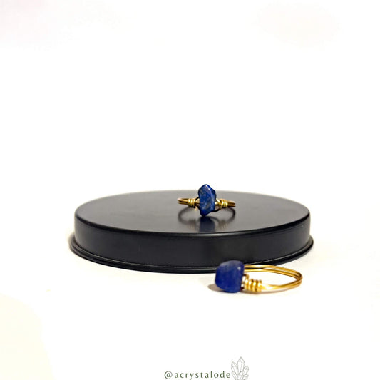 Lapis Lazuli Chip Ring