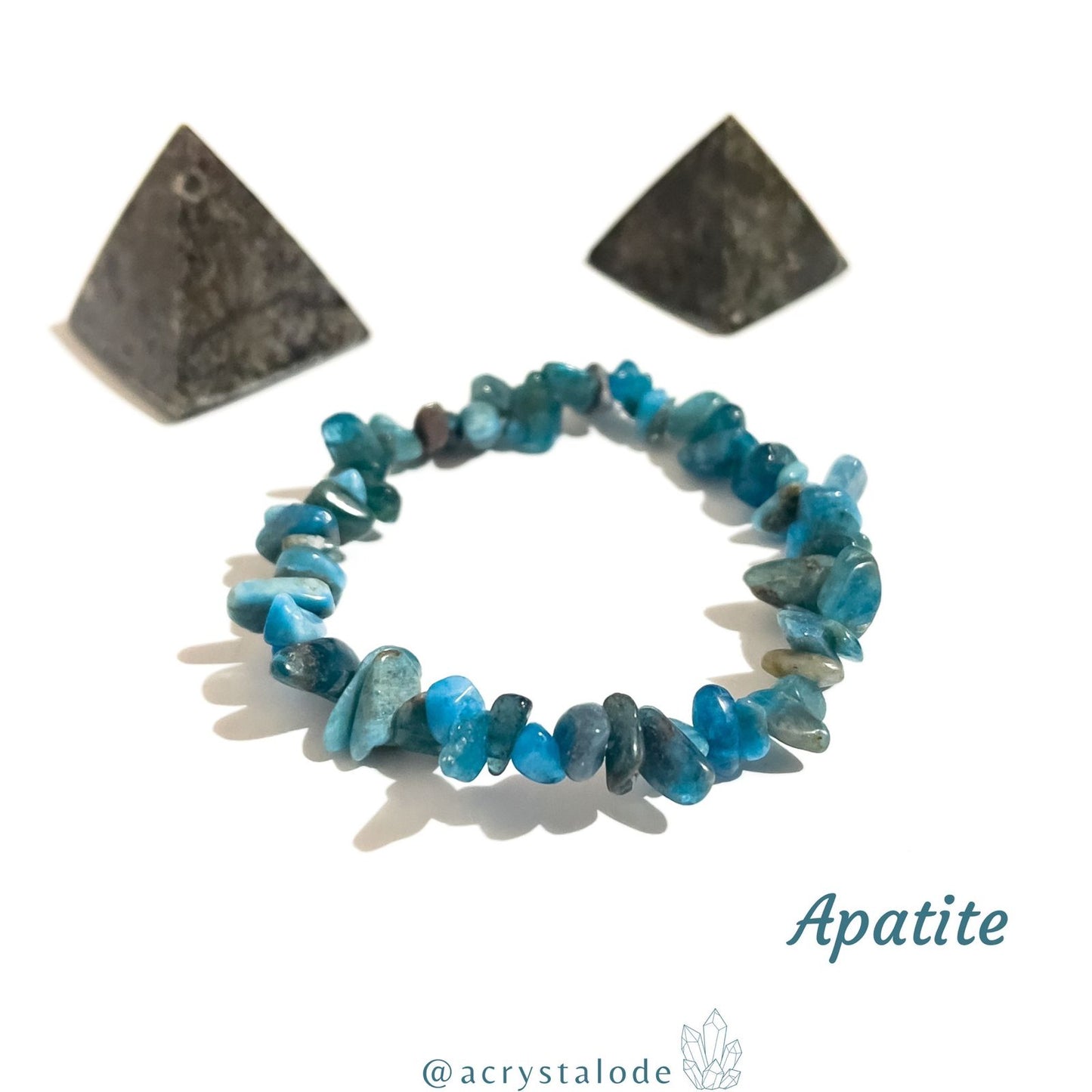 Apatite Stone Chip Bracelet