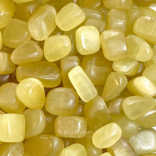 Lemon Calcite Tumbles