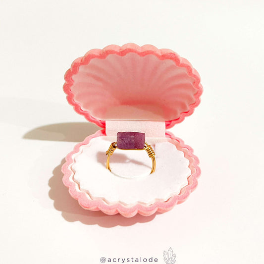 Raw Ruby Ring