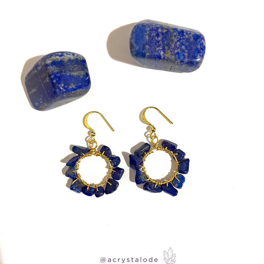 Lapis Lazuli Handmade Earrings