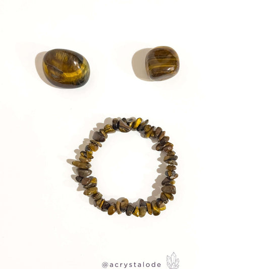 Tiger’s Eye Chip Bracelet