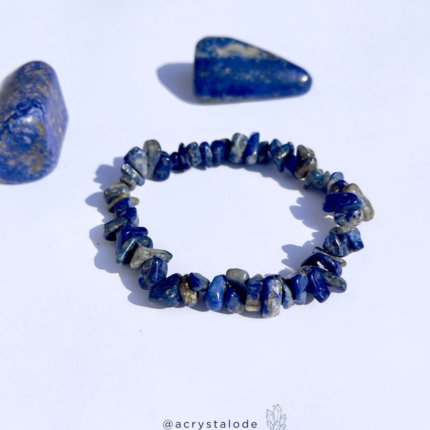 Lapis Lazuli Chip Bracelet