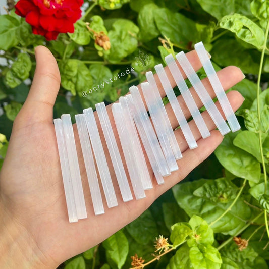 Selenite Raw Crystal Wands