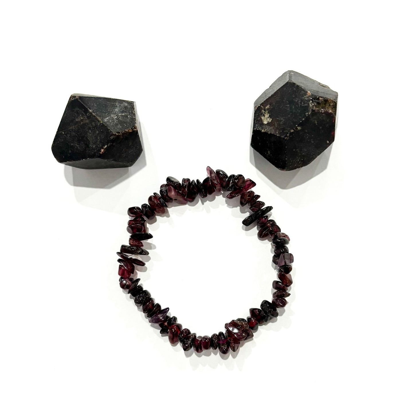 Garnet Chip Bracelet