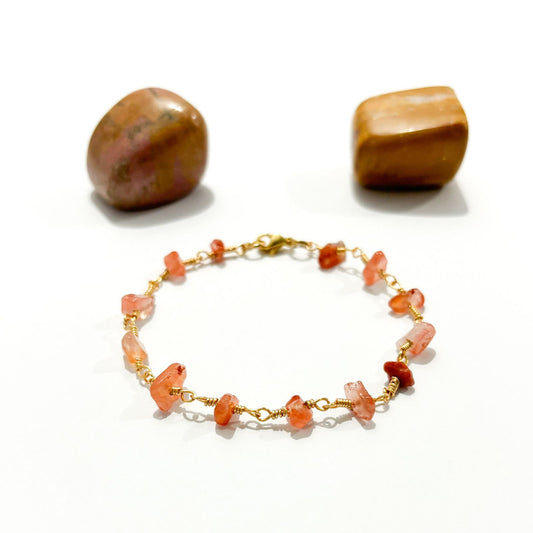 Red Agate Handmade Bracelet