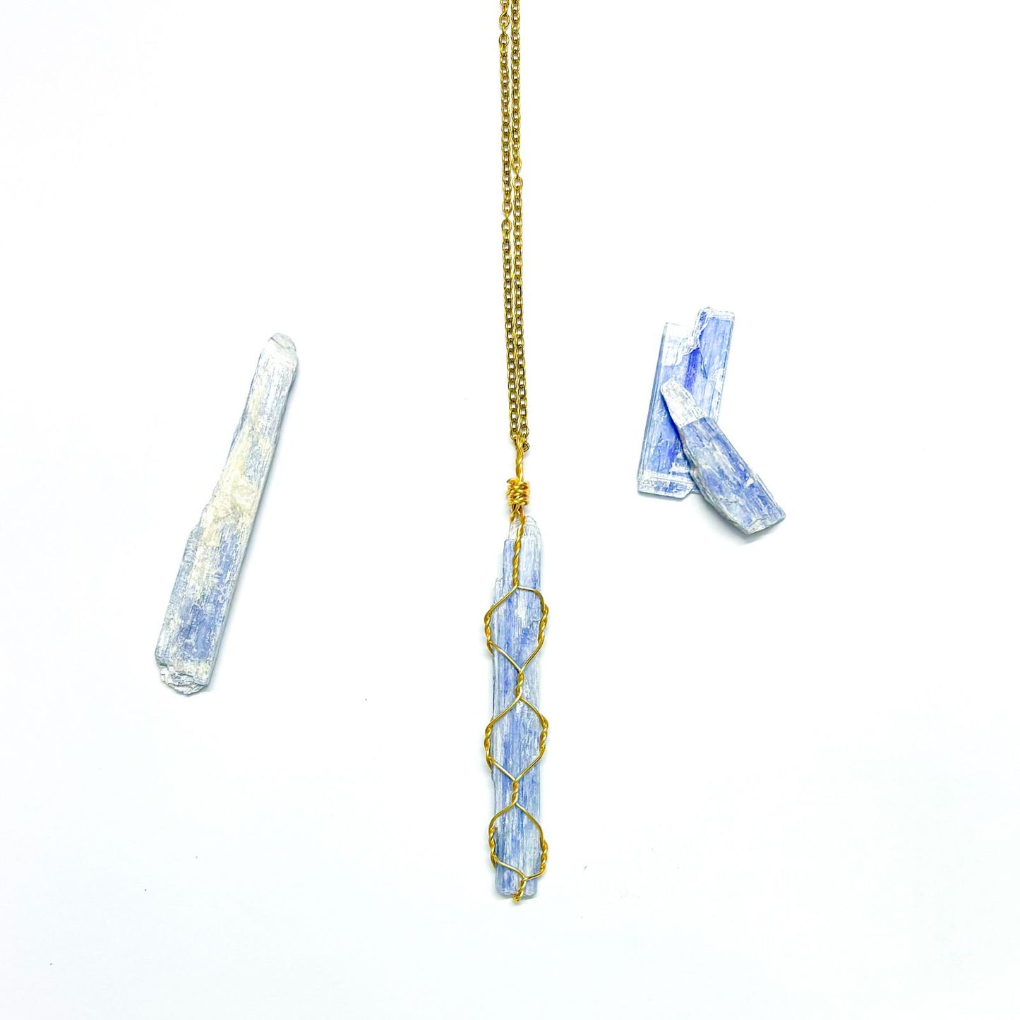 Raw Kyanite Pendant